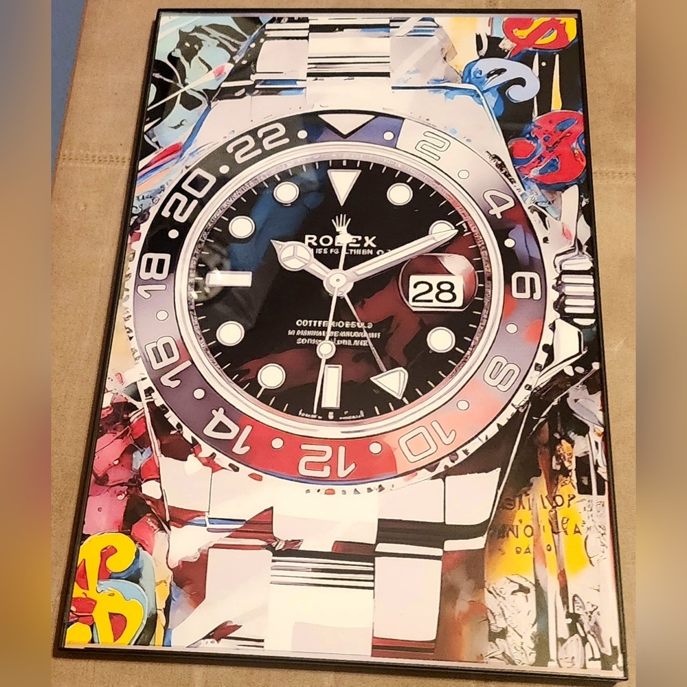 Rolex 11"×17" Framed Wall Art